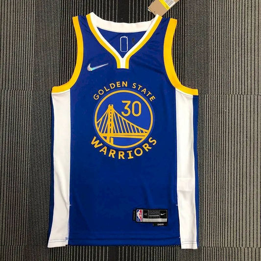 Men’s Stephen Curry Blue Team Jersey – 75th Anniversary Edition