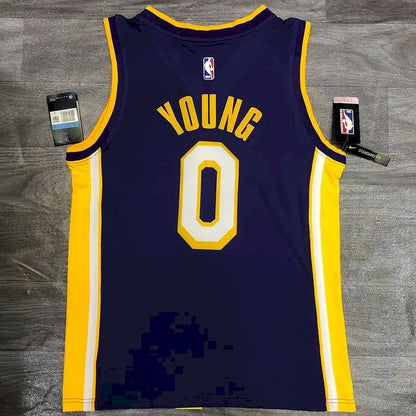 Nick Young Men’s Purple Player Version Jersey – Retro Classic Edition
