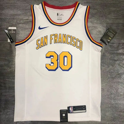 Camisa Stephen Curry Masculina Branca Versão Jogador – Edição Clássica San Francisco