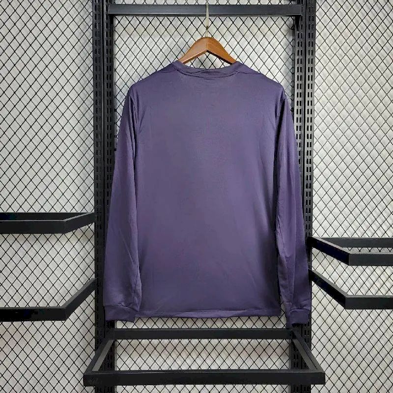 Men's England 2024/25 Away Long Sleeve Jersey