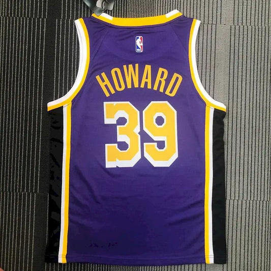 Camisa Dwight Howard 2020-21 Roxa Swingman Versão Jogador Masculina – Edição Statement