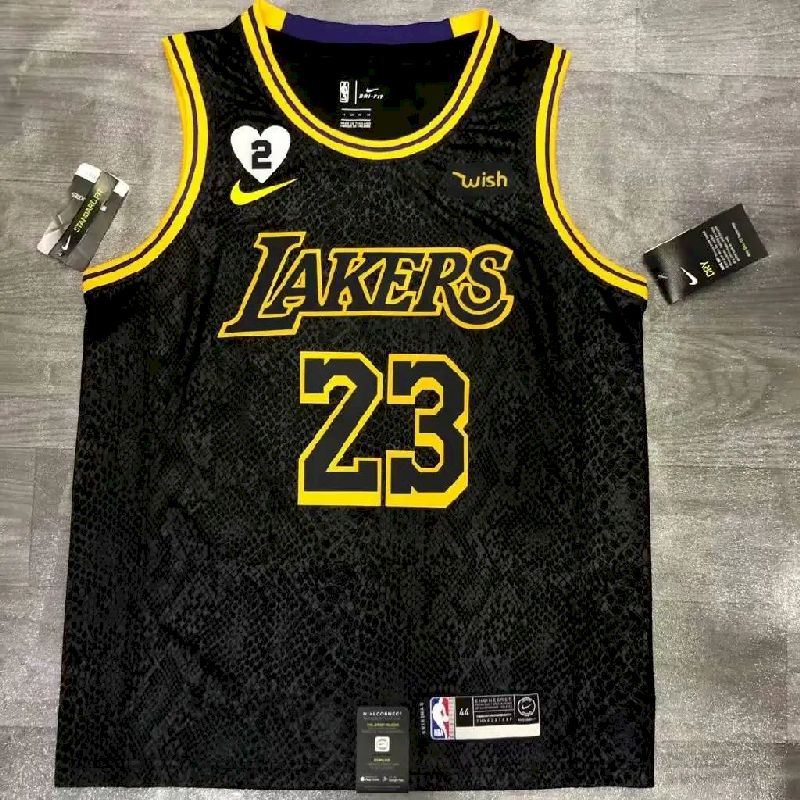 Camisa LeBron James Black Mamba versão masculina de jogador