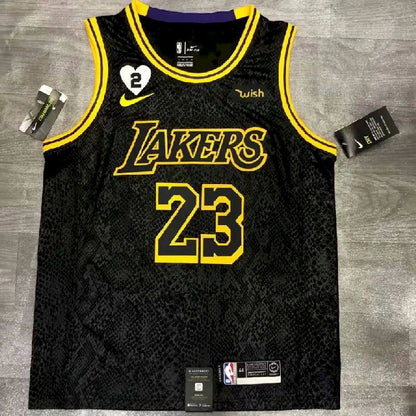 Camisa LeBron James Black Mamba versão masculina de jogador