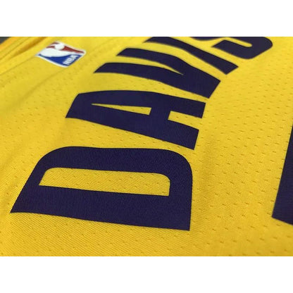 Camisa Anthony Davis Yellow City Edition Masculina Versão Jogador
