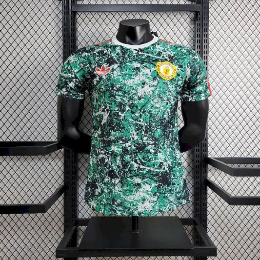 Men's Manchester United 2024/25 Stone Roses Originals Icon Edition Jersey Player Version