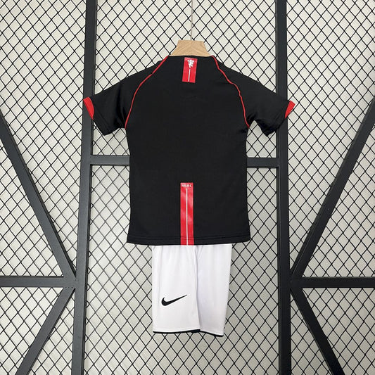 Manchester United 2007/08 Third Kids Retro Jersey And Shorts