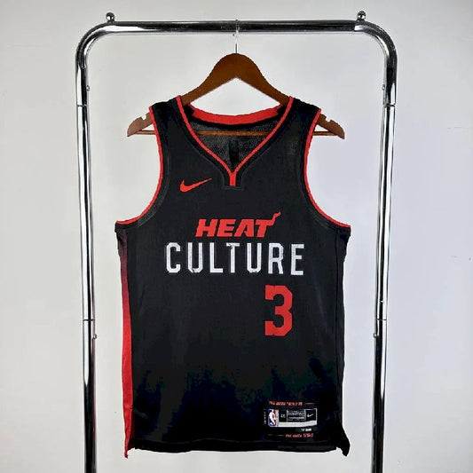 Men’s 2024 Dwyane Wade Black Team Jersey – City Edition