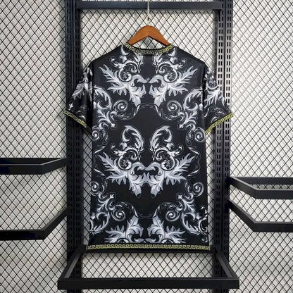 Men's Italy 2023/24 Versace Co-Branded Edition Jersey Black