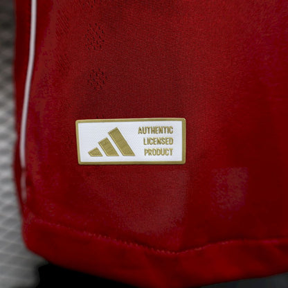 Men's Liverpool 2025/26 Home Long Sleeves Jersey Player Version