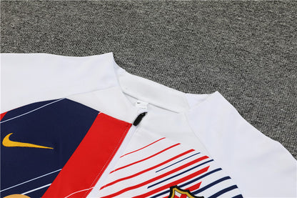 Suéter e calça infantil com zíper médio do Barcelona 2023/24 14001