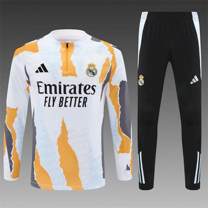 Suéter e calça adulto com zíper médio Real Madrid 2024/25 14001