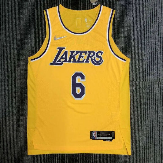 Camisa amarela masculina do LeBron James – Edição autêntica