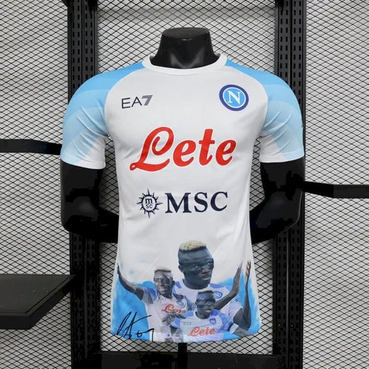 Napoli 2023/24 Champion Edition Jersey Player Version White