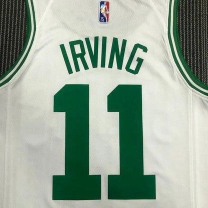 Camisa masculina Kyrie Irving branca do time – Edição de 75º aniversário