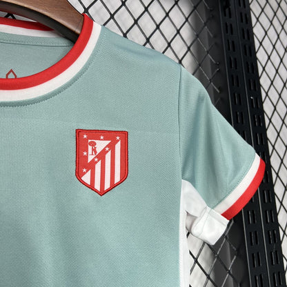 Kit reserva infantil do Atlético de Madrid 2024/25
