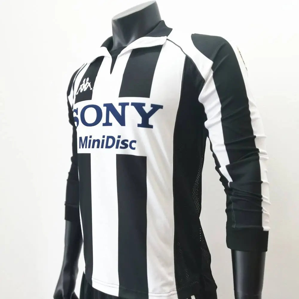 Camisa retrô de mangas compridas Juventus 1997/98 Home