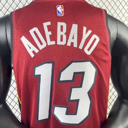 Men’s Bam Adebayo Red Team Jersey – Statement Edition