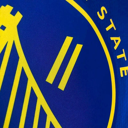 Camisa azul masculina do time Klay Thompson – Edição de 75º aniversário