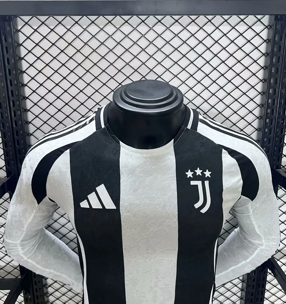 Juventus 2024/25 Home Long Sleeves Jersey Player Version