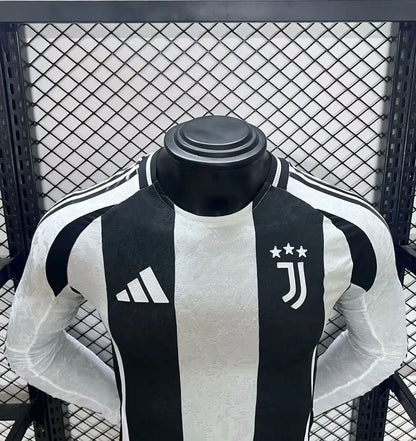Juventus 2024/25 Home Long Sleeves Jersey Player Version