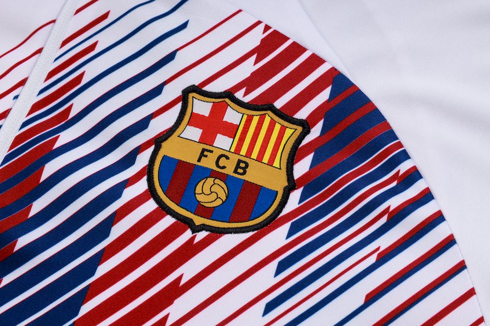 Suéter adulto Barcelona 2024/25 com zíper e calça 815