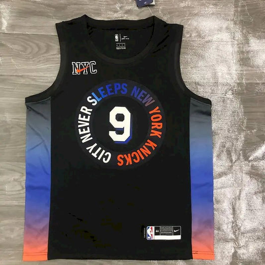 Men’s R.J.Barrett Black 2020-21 Swingman Player Version Jersey – City Edition
