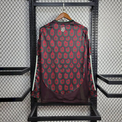 Men's Mexico 2024/25 Home Long Sleeve Jersey