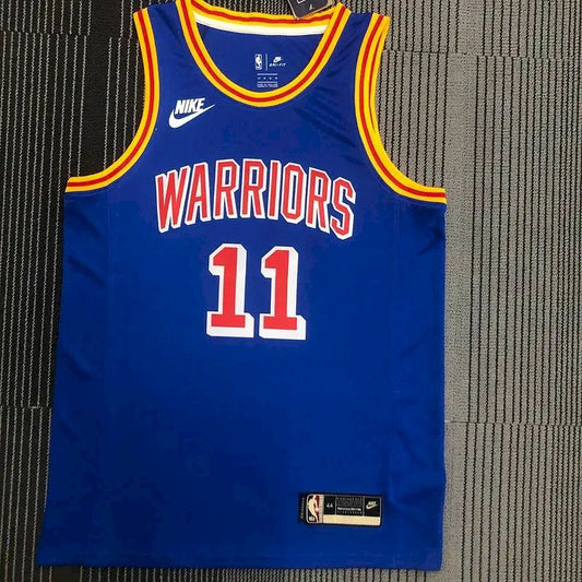 Klay Thompson Men’s Blue 2021-22 75th Anniversary Jersey – Classic Edition