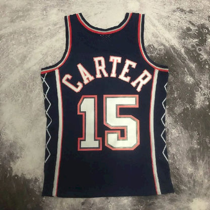 Camisa Masculina M&amp;N Jevon Carter Azul Retro 2006/07