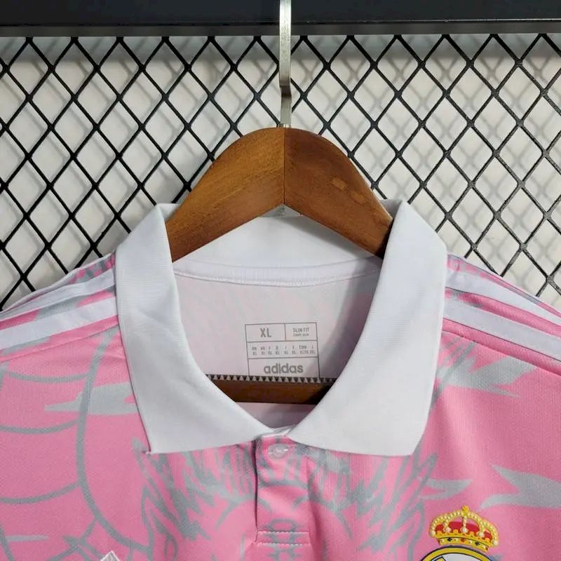 Camisa Real Madrid 2023/24 Edição Especial Dragão Rosa