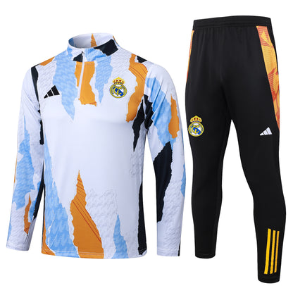 Suéter e calça adulto com zíper médio Real Madrid 2024/25 815