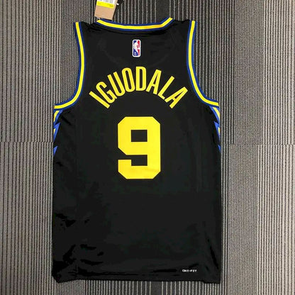 Men’s Andre Iguodala Black Team Jersey – 75th Anniversary City Edition