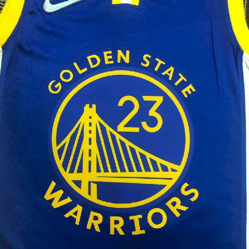 Men’s Draymond Green Blue Team Jersey – 75th Anniversary Edition