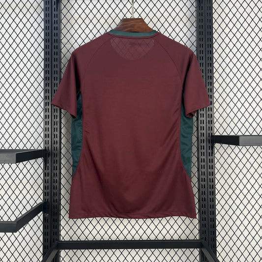 Camisa de treino pré-corrida do Fluminense 2025/26 marrom