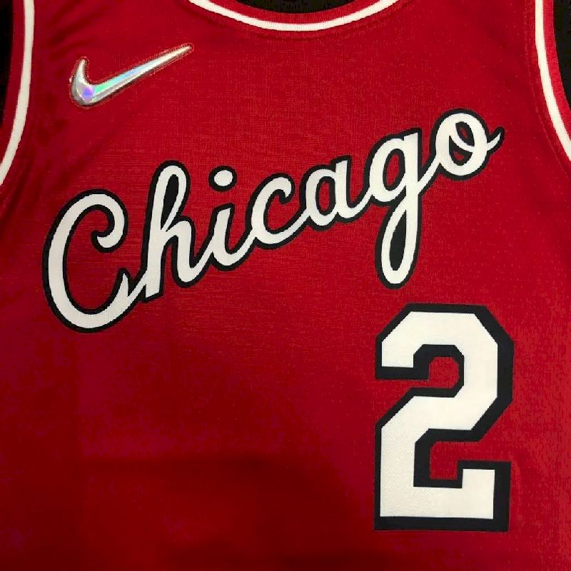 Camisa vermelha masculina Lonzo Ball Team – Edição City