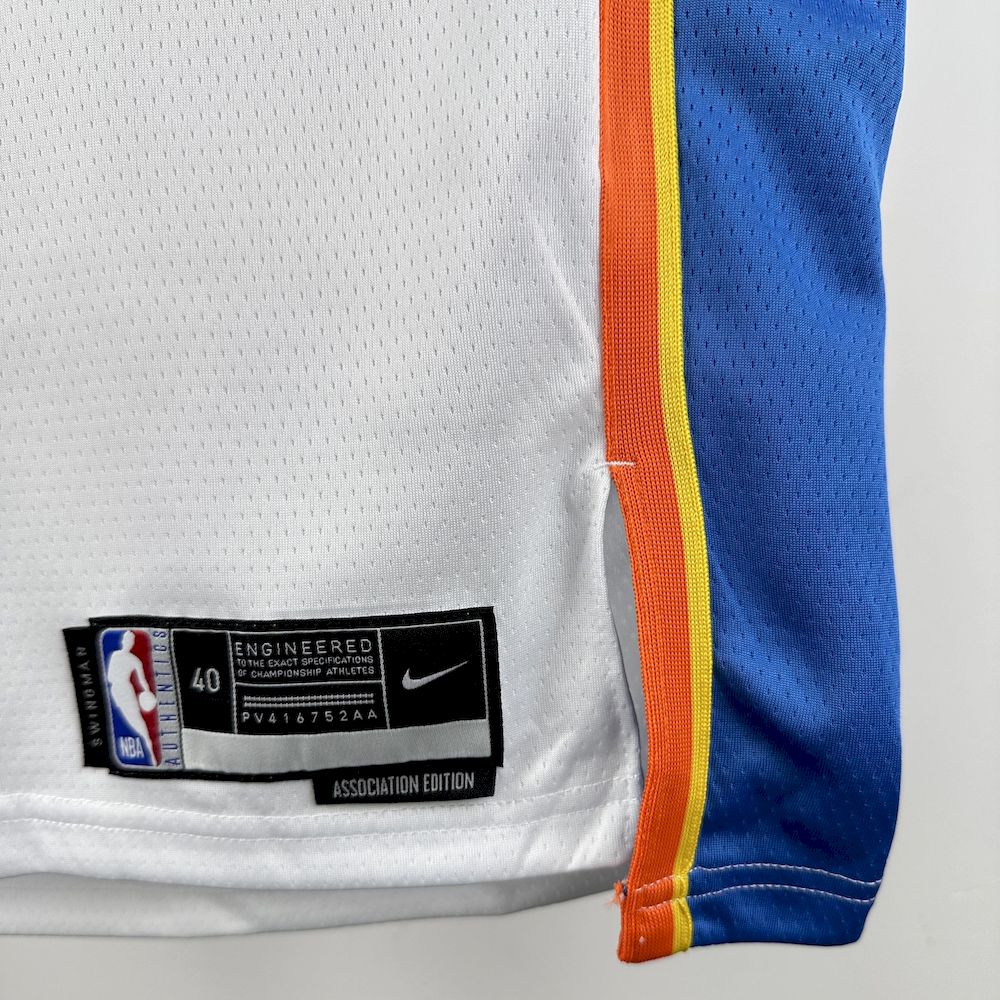 Oklahoma City Thunder 2023/24 Icon Edition Branco HOLMGREN#7