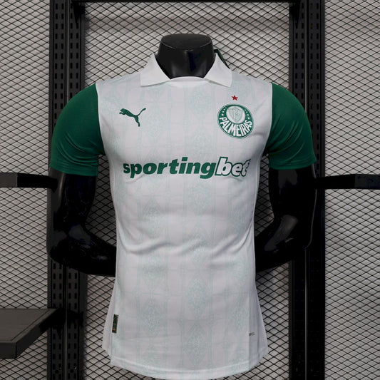 Men's Palmeiras 2025/26 Away Jersey Player Version