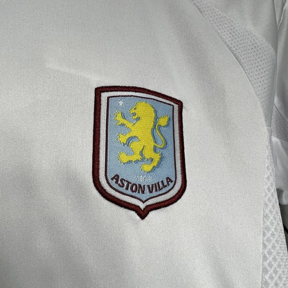 Uniforme reserva infantil do Aston Villa 2024/25