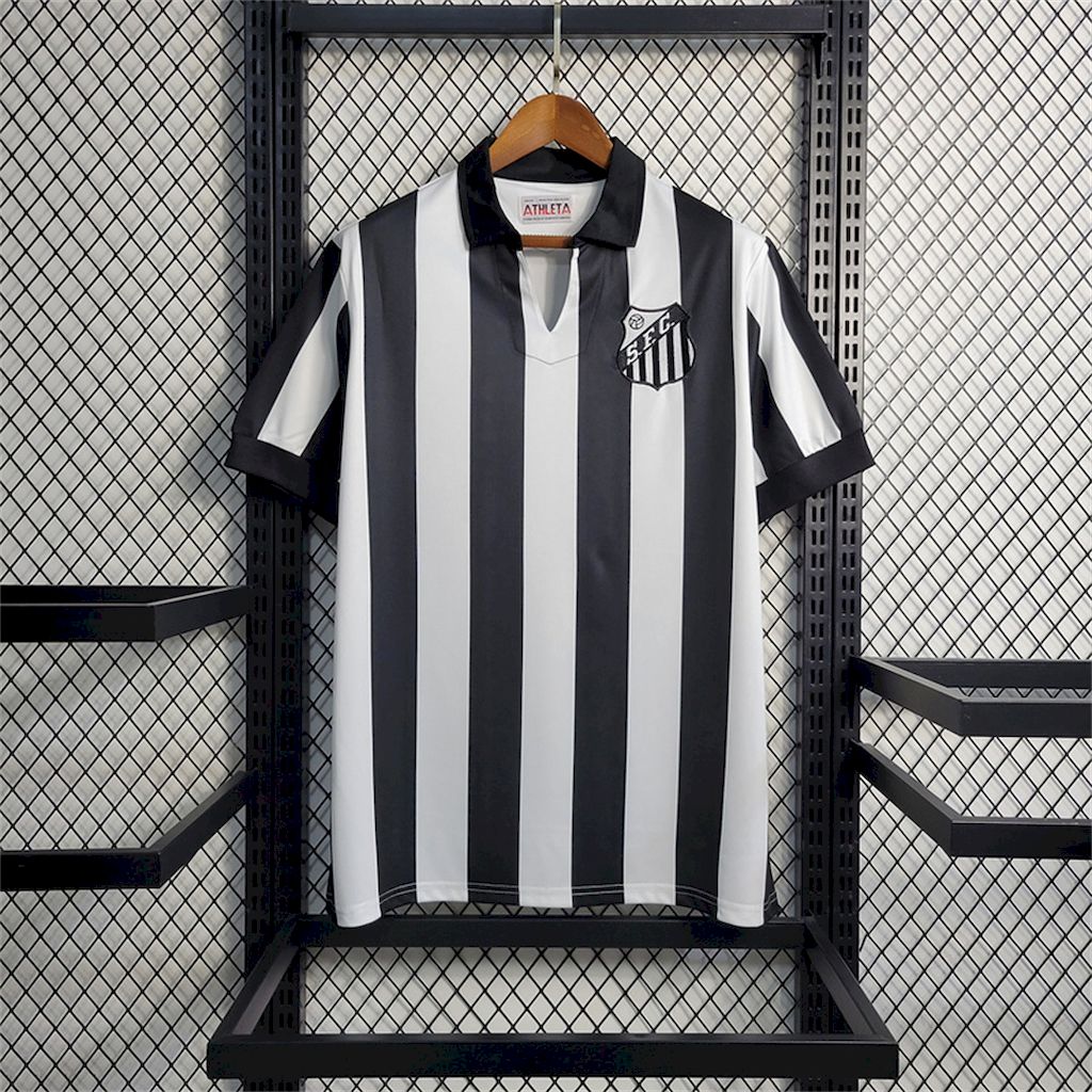 Camisa reserva retrô do Santos de 1958