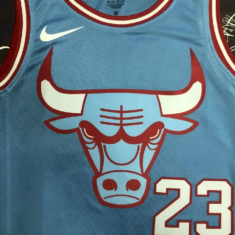 Camisa azul masculina do Michael Jordan