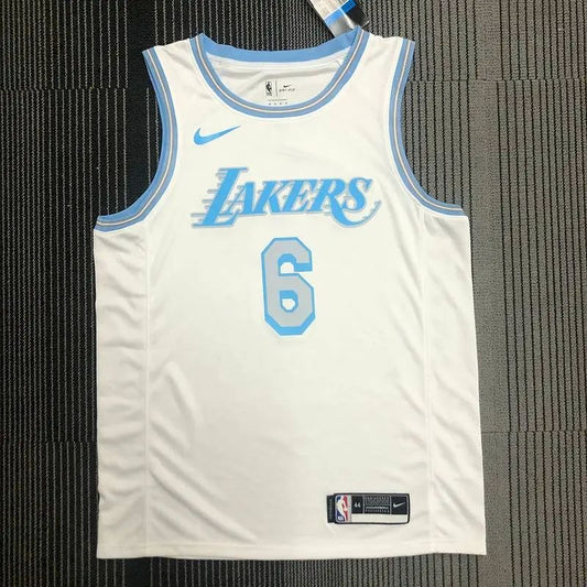 Camisa LeBron James White Player Version Masculina – Edição City