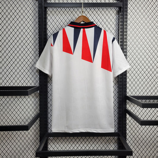 Camisa retrô da Inglaterra de 1992