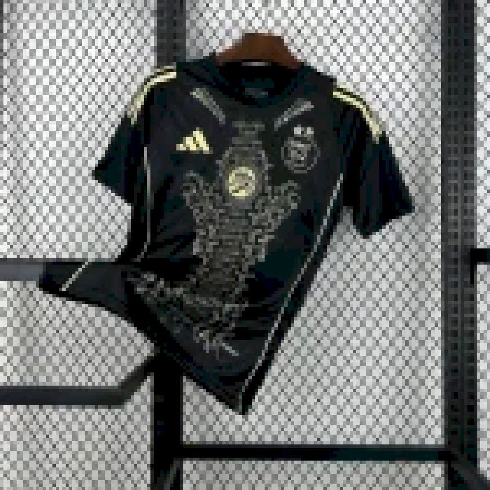 Men's Algeria 2024/25 Karakou Black gold Jersey