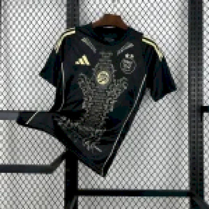 Men's Algeria 2024/25 Karakou Black gold Jersey