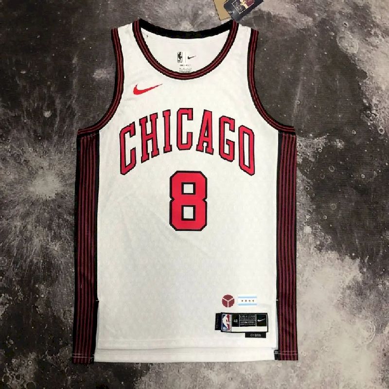Camisa Zach LaVine Branca Masculina – Edição Cidade