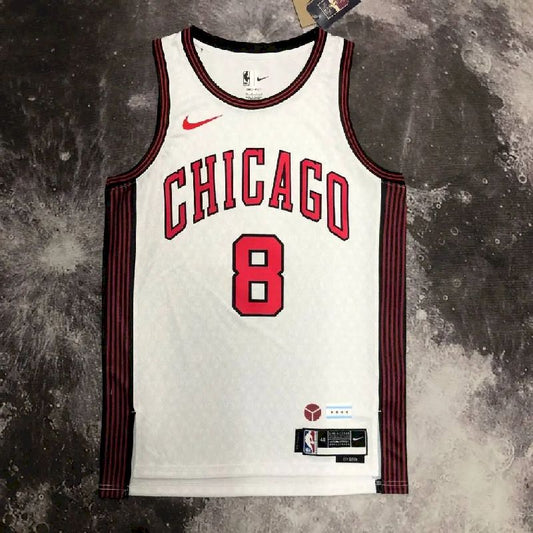 Camisa Zach LaVine Branca Masculina – Edição Cidade