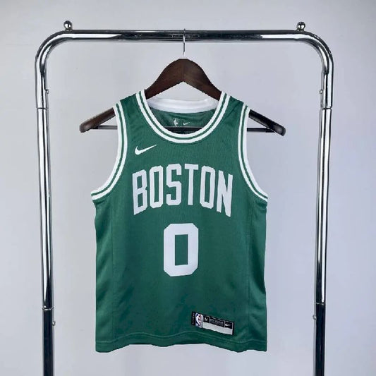 Youth Jayson Tatum Green Team Jersey
