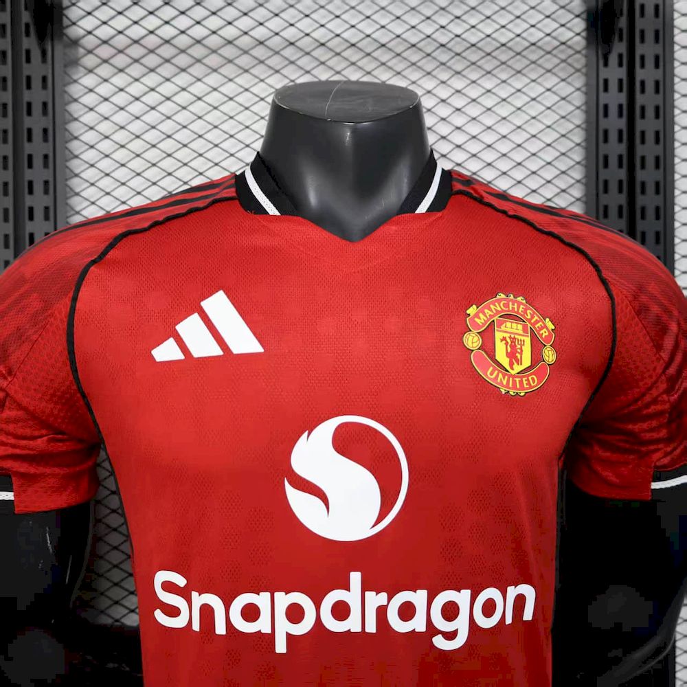 Men's Manchester United 2025/26 Home Jersey Player Version