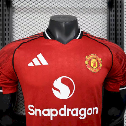 Men's Manchester United 2025/26 Home Jersey Player Version
