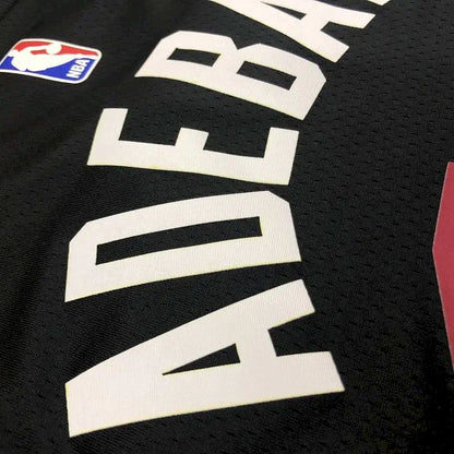 Camisa Masculina Bam Adebayo 2020-21 Preta Swingman Versão Jogador – Edição Ícone